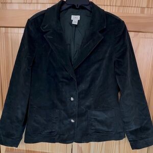 Vintage Green LL Bean Women’s Blazer 97% Cotton Shell 0FCY1
